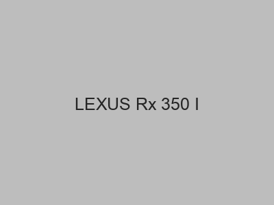 Kits electricos económicos para LEXUS Rx 350 I